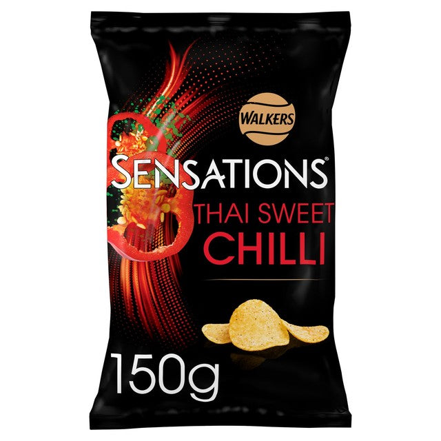Sensations Thai Sweet Chilli crisps 150g (British brand)