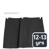 M&S 2-pack grey pleated skirt 12-13 years, imported from the UK
