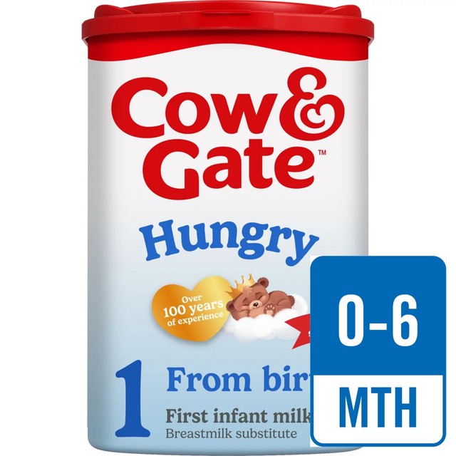 Cow & Gate Hungry First infant milk formula from birth 800g - British product