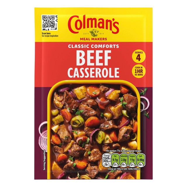 Colman's Beef Casserole Recipe Mix 40g - British product