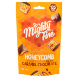 Mighty Fine salted caramel chocolate honeycomb dips 90g, imported from the UK