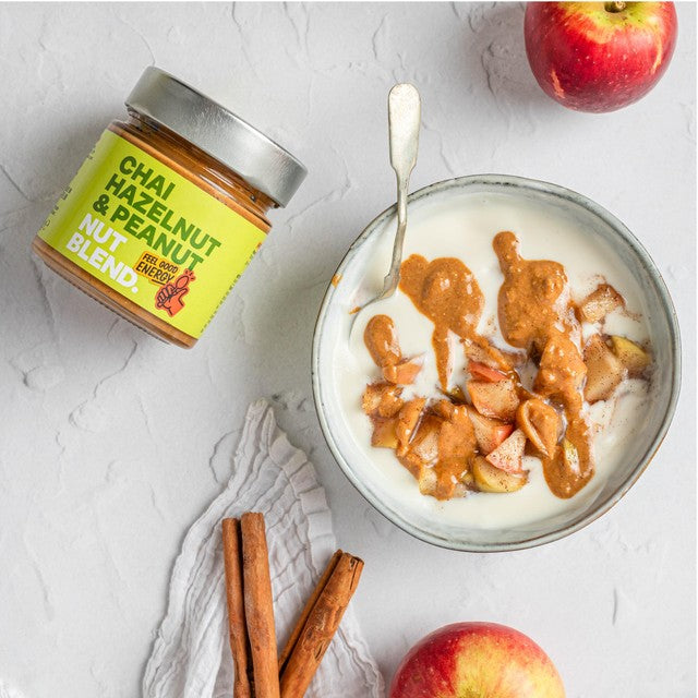 Nut Blend chai hazelnut and peanut butter 200g, imported from the UK
