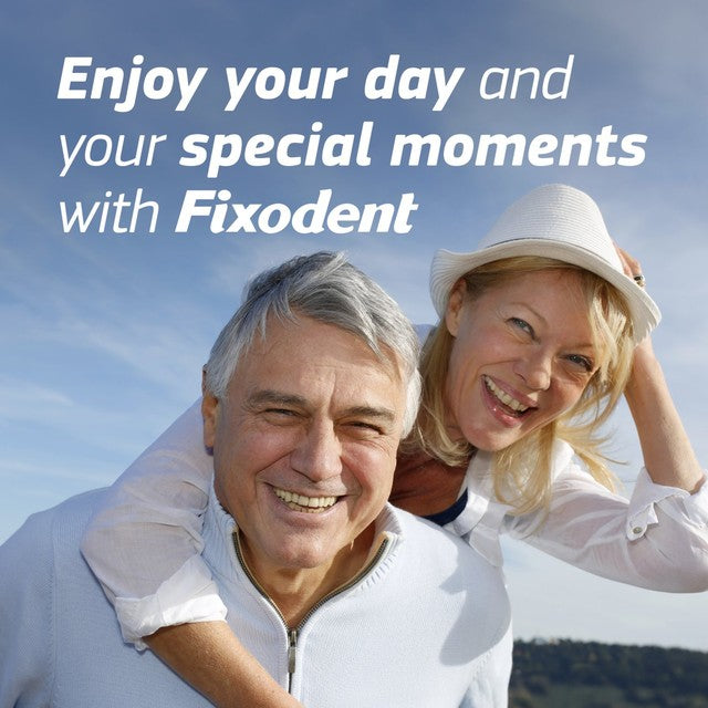 Fixodent Complete Strong Hold denture adhesive tube - British product