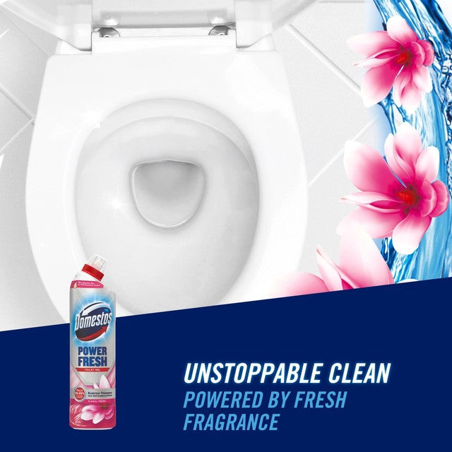 Domestos toilet cleaner gel Floral Fresh 750ml - British product