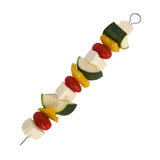 KitchenCraft stainless steel flat sided skewers 30cm, UK version