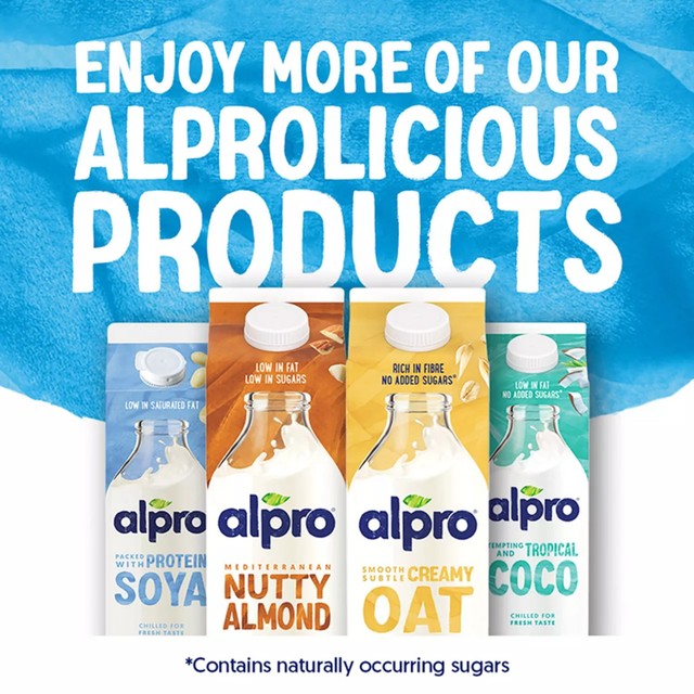 Alpro soya milk alternative 1L - British product