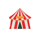 Hootyballoo circus tent paper party napkins 19.5x17.5cm, UK version