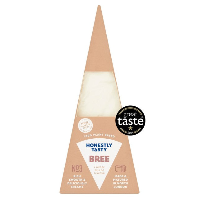 Ehrlich lecker Bree pflanzlicher Käse 130g, britische Version