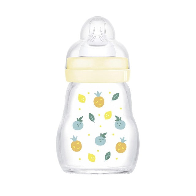 MAM Feel Good glass baby bottle 170ml, imported from the UK