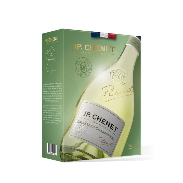 JP Chenet Colombard Chardonnay White Wine 3L Bag in Box, UK version