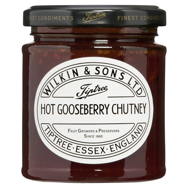 Tiptree hot gooseberry chutney 230g (British brand)