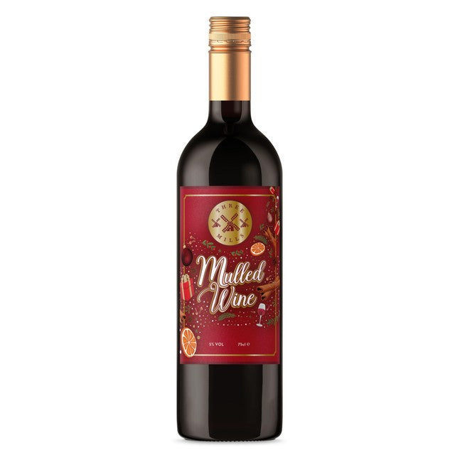 Three Mills Mulled Wine 75cl (British brand)
