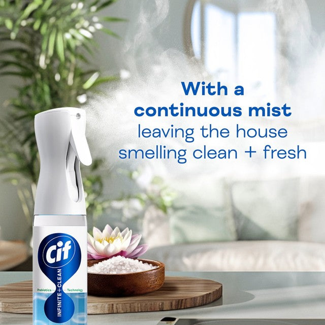 Cif Infinite Clean Sensitive Lotus and Mineral Salts cleaning spray reload 280ml - British product