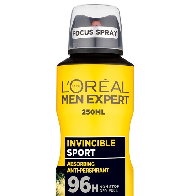 L'Oreal Men Expert Invincible Sport anti-perspirant spray 250ml, UK version