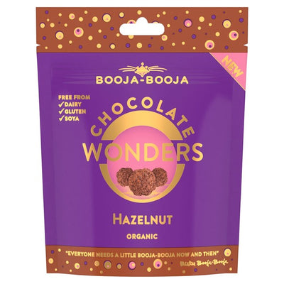 M&S Booja Booja Hazelnut Chocolate Wonders Organic Vegan Chocolate 65g- Buy online at McGrocer