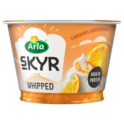 Sainsburys Arla Skyr Schlagsahnejoghurt Karamellisierte Orange 128g - Online bei McGrocer kaufen