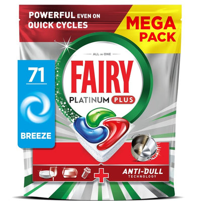 M&S Fairy Platinum Plus Lemon Dishwasher Tablets- Buy online at McGrocer