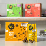 Good4U banana fruit and seed snack balls 5 x 20g multipack, UK version