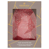 Hollow Couverture Chocolate Egg with Ruby Cocoa Beans 120g