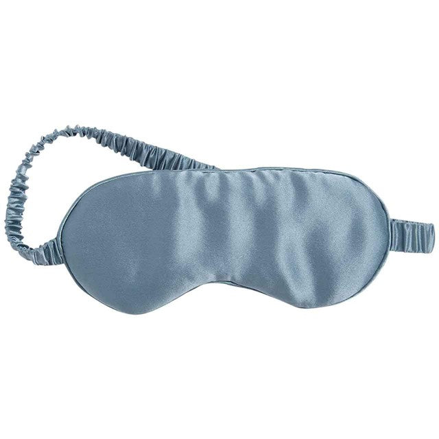 M&S Pure Silk Eye Mask blue, imported from the UK