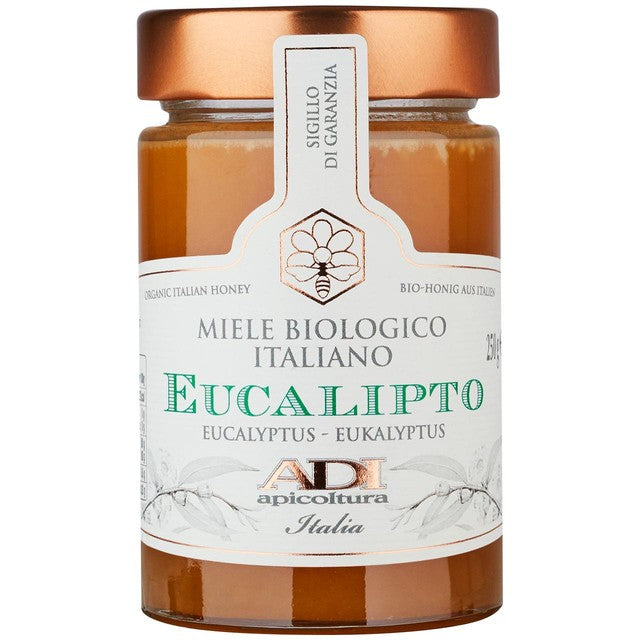 ADI Apicoltura Organic Eucalyptus Honey 250g - British product