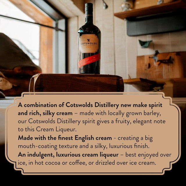 Cotswold Distillery Whisky Cream Liqueur 70cl - British product
