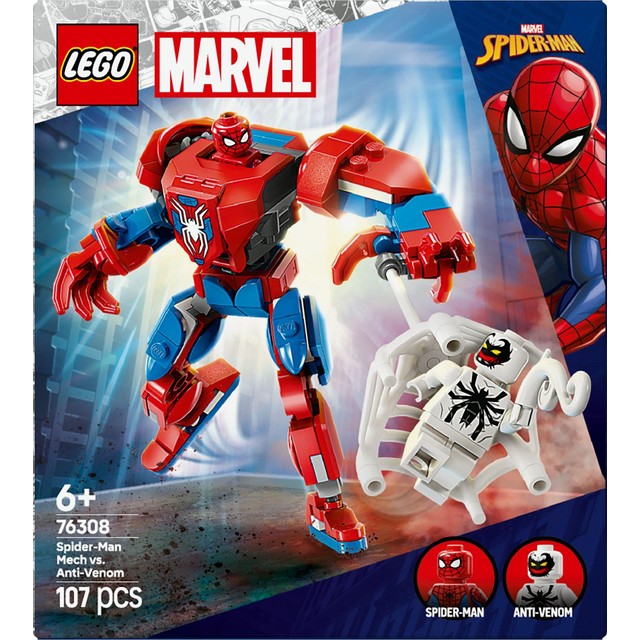 LEGO Spider-Man Mech vs Anti Venom 76308 (British brand)