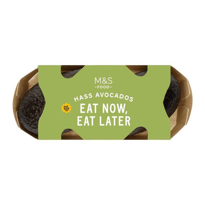 M&S Hass Eat Now, Eat Later Avocados Fresh Avocado Pack 2 per pack