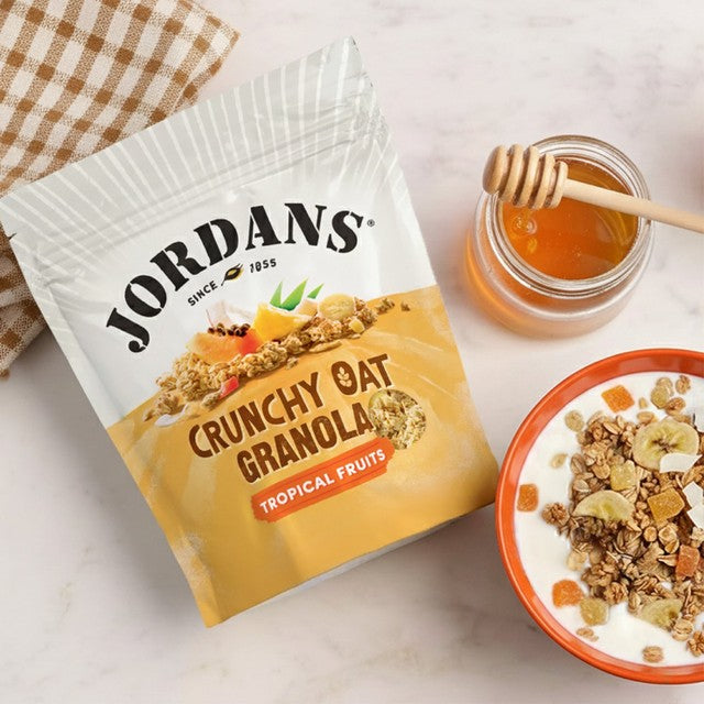 Jordans Crunchy Oat Granola Tropical Fruits 750g, UK version