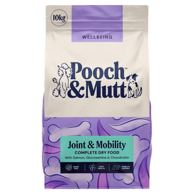 Pooch & Mutt joint care dry dog food 10kg, imported from the UK