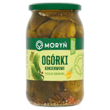 Moryn pickled gherkins 830g, imported from the UK