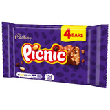 Cadbury Picnic chocolate bar 4 x 38g - British product