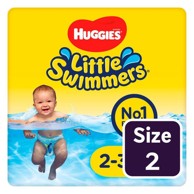 Huggies Little Swimmers Couches de bain pour bébé Taille 2-3 (3-8kg)