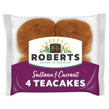 Roberts Sultana  Currant Teacakes x4