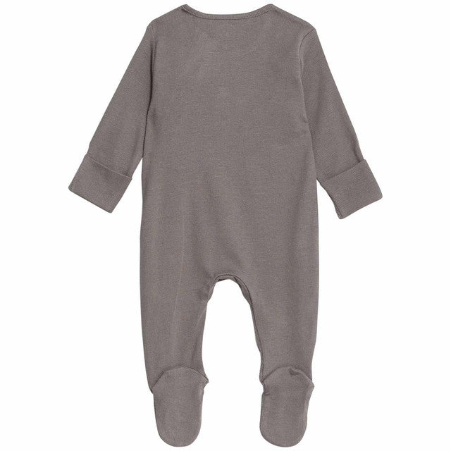 M&S Girl Striped Sleepsuits Newborn Grey, imported from the UK