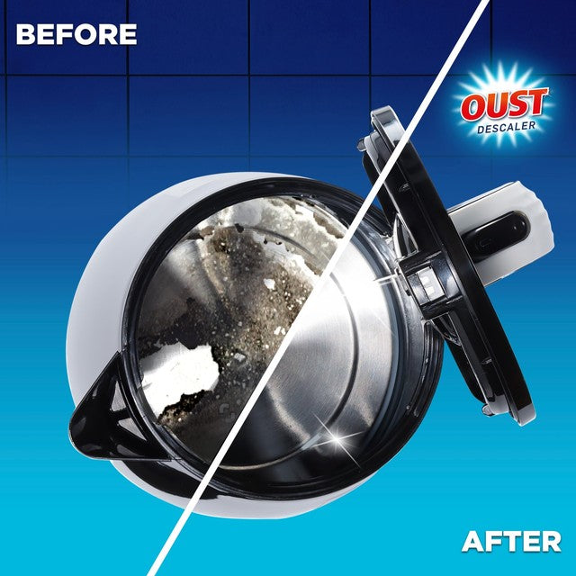 Oust All Purpose Descaler sachets 3x25ml, imported from the UK