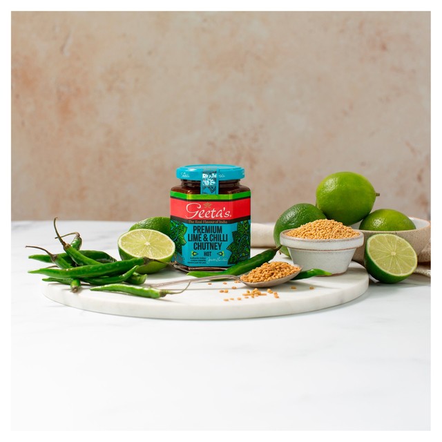 Geeta's Lime & Chilli Chutney 230g, UK version