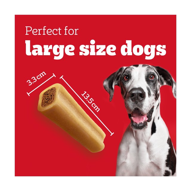Pedigree Jumbone dog chew treats beef poultry 180g, imported from the UK