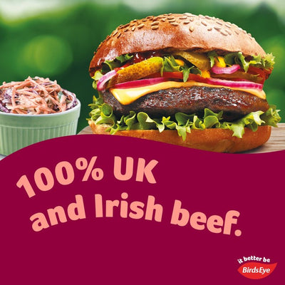 M&S Birds Eye Classic 4 Rinder-Quarter-Pounder-Burger mit Zwiebeln, gefroren 454g - Online bei McGrocer kaufen
