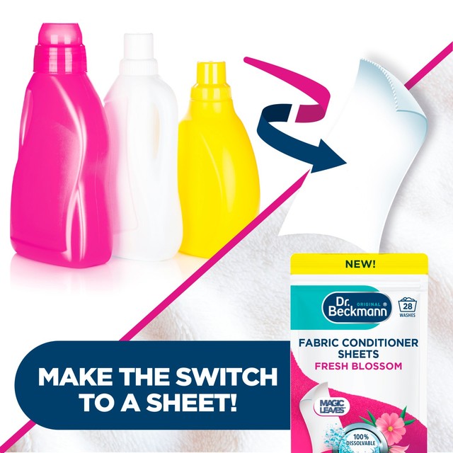 Dr Beckmann Fabric Conditioner Sheets Fresh Blossom 28 Washes, UK version