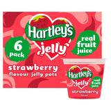 Hartley's Strawberry Jelly Pots 6 x 125g, UK version
