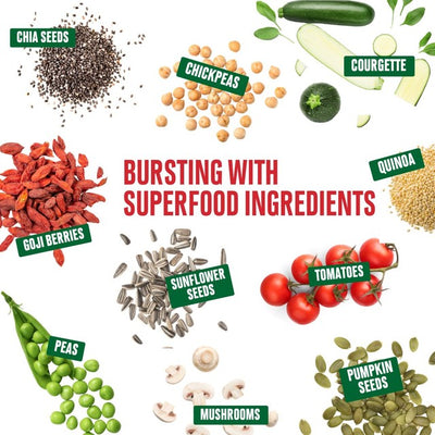Moving Mountains Superfood Vegetabilsk Spicy Plantebasert Burger 200g