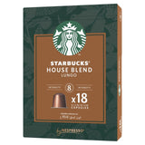 Starbucks House Blend Nespresso coffee capsules 18 pack - British product