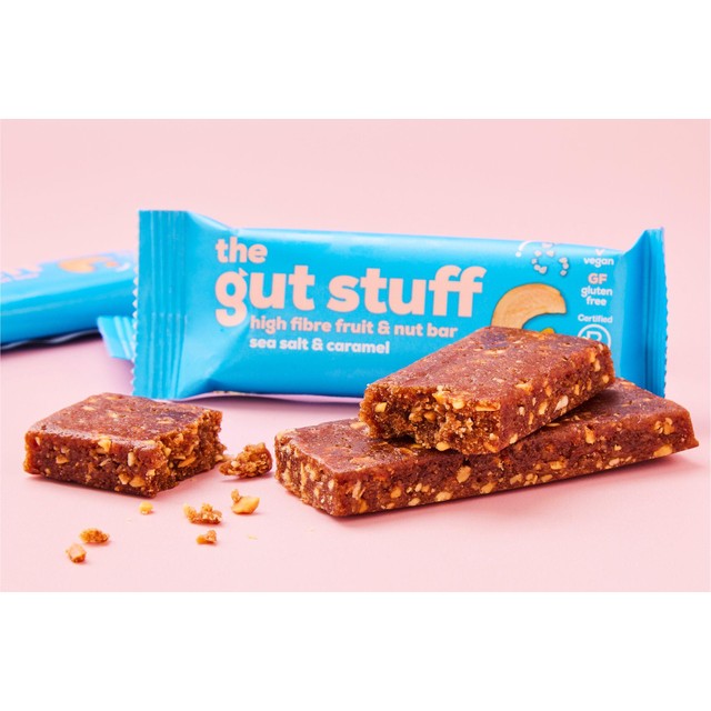 The Gut Stuff Sea Salt Caramel Fruit Bars 12 pack (British brand)