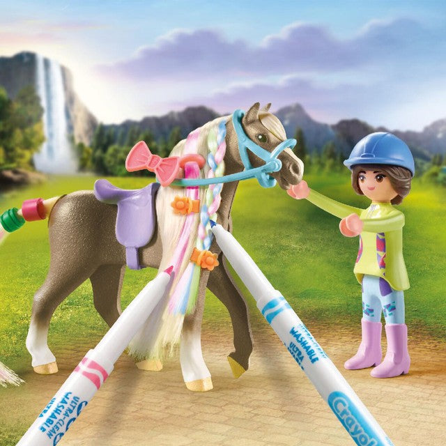 Playmobil Horses of Waterfall toy set, imported from the UK
