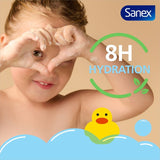 Sanex Zero% Kids Sensitive bubble bath and body wash 450ml (British brand)