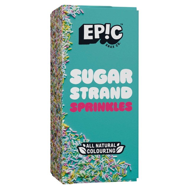 Epic sugar strands cake sprinkles (British brand)