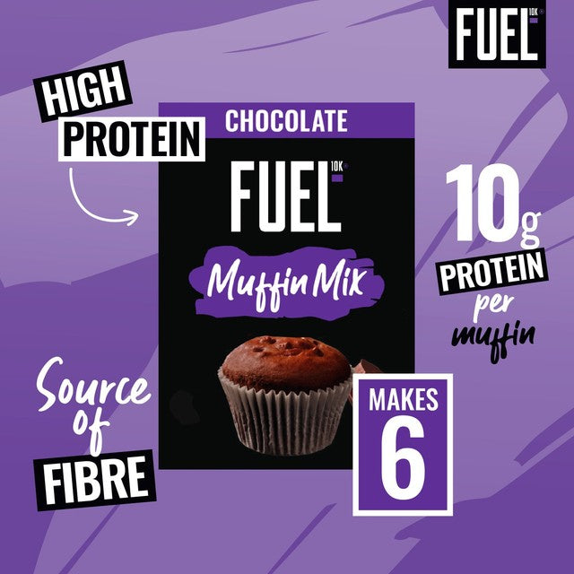 Fuel10K chocolate muffin mix high protein, imported from the UK