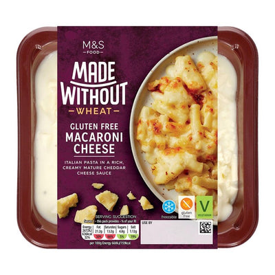M&S M&S Gluten Free Macaroni Cheese Ready Meal 400g- Buy online at McGrocer