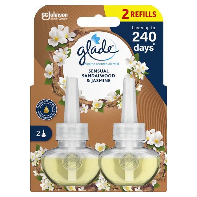 Glade plug-in refill Bali Sandalwood 2 x 20ml, UK version